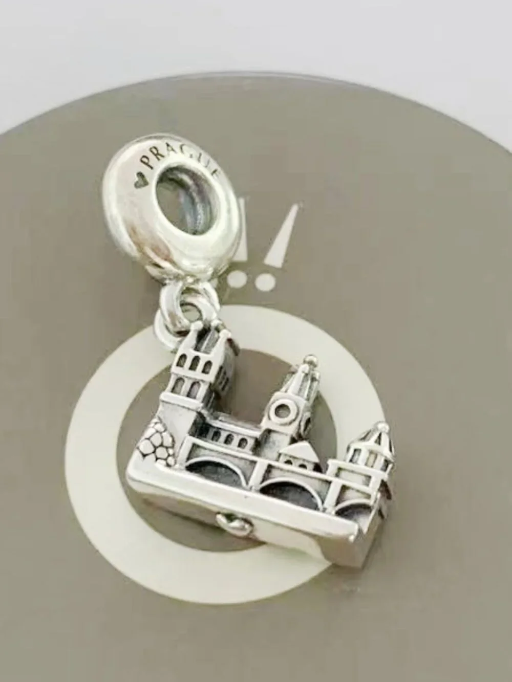 Pandora Charles Bridge Silver Dangle Charm